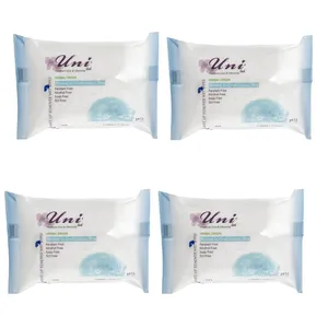 پک دستمال مرطوب پاک کننده آرایش مدل Normal to Combination Skin بسته 4 عددی