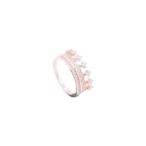 انگشتر طرح تاج کد R1156