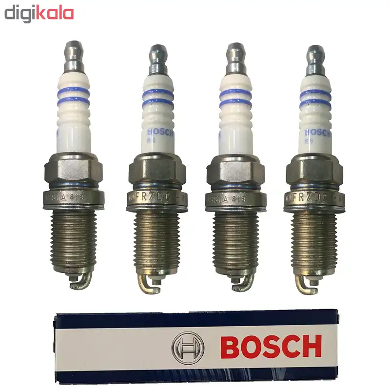 شمع خودرو بوش پایه کوتاه مدل FR7DC بسته 4 عددی