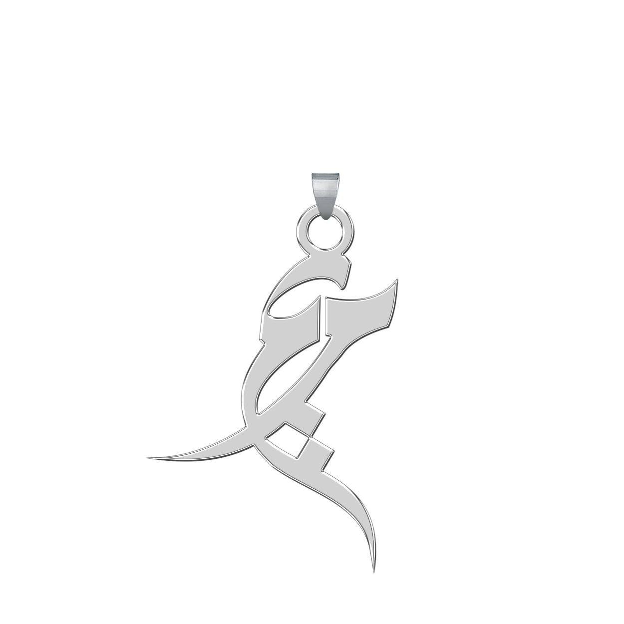 آویز گردنبند نقره زنانه طرح مریم کد ss34