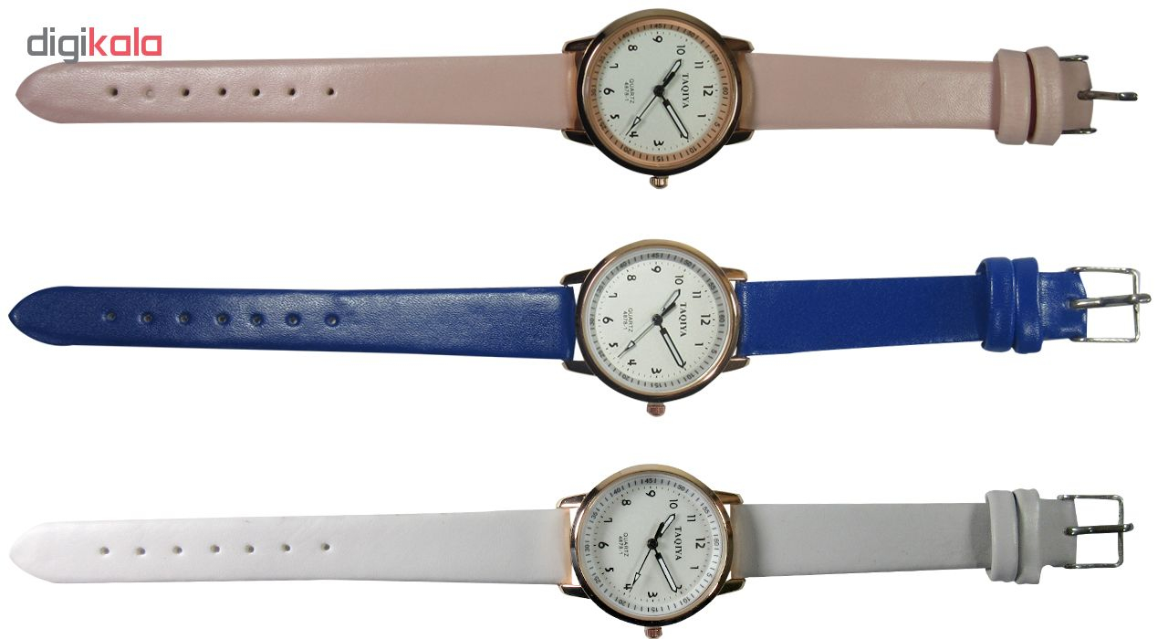 ساعت مچی عقربهای تاکیا مدل 4878-1 رنگ صورتی