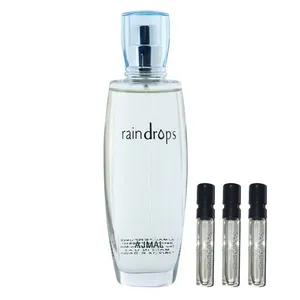 ادو پرفیوم زنانه اجمل مدل Raindrops حجم 50 میلی لیتر به همراه عطر جیبی بسته 3 عددی