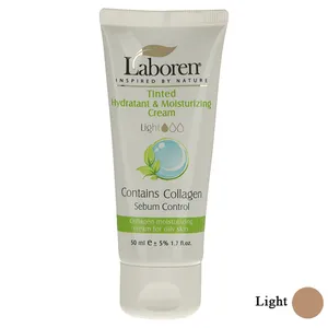 کرم مرطوب کننده رنگی لابورن مدل Oily Light حجم 50 میلی لیتر