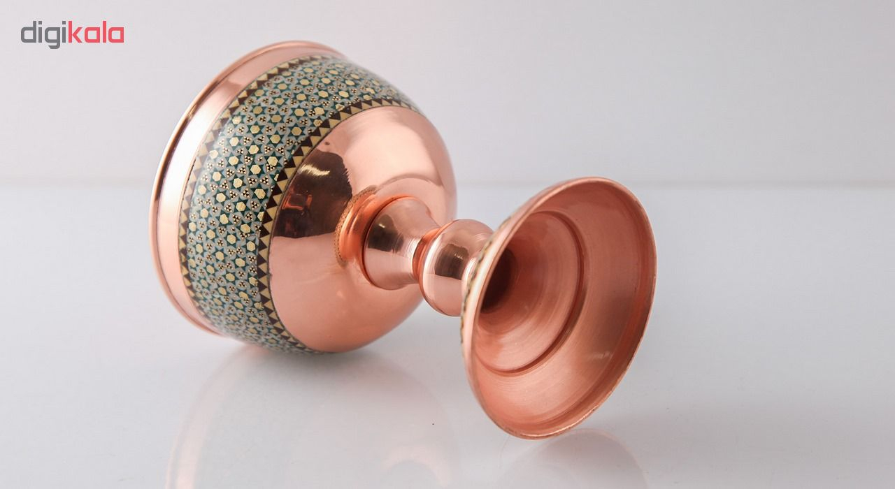 سنگاب خاتم کاری طرح فیروزه کد 141252