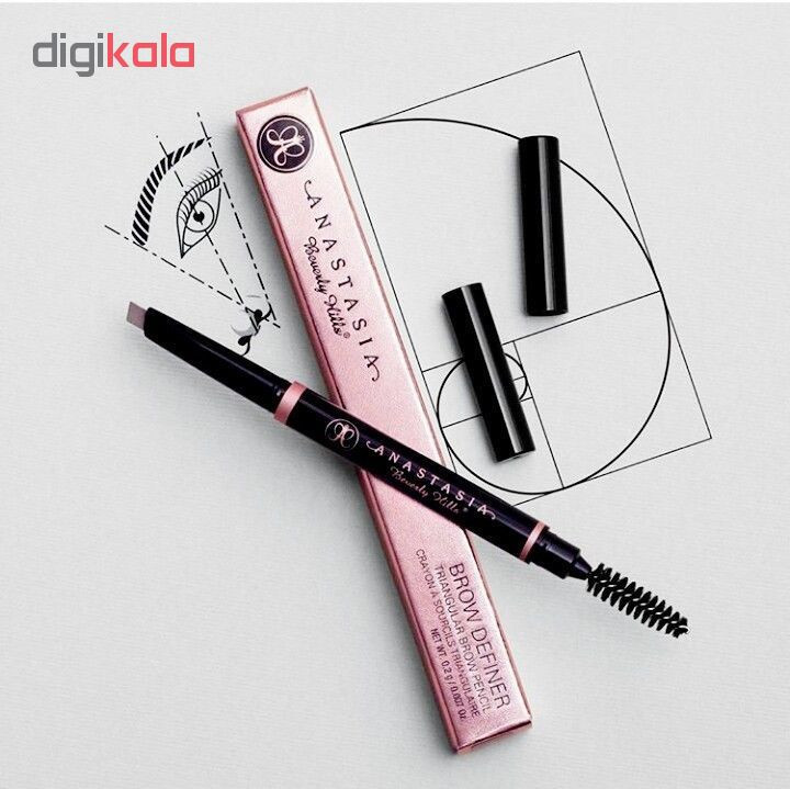 مداد ابرو آناستازیا مدل Brow Definer MB شماره 03