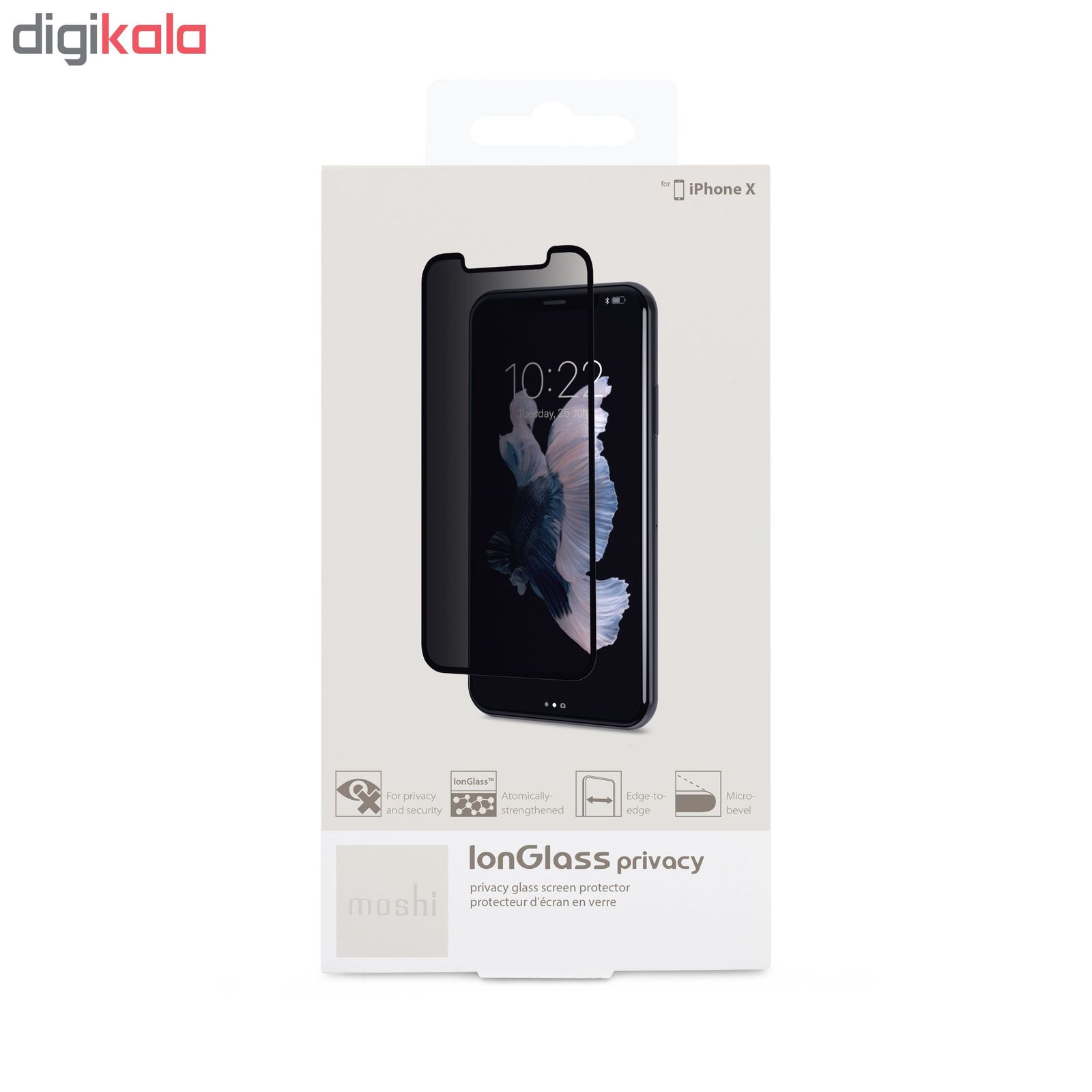 محافظ صفحه نمایش حریم شخصی موشی مدل ion مناسب برای گوشی موبایل اپل iPhone X/iPhone XS main 1 4