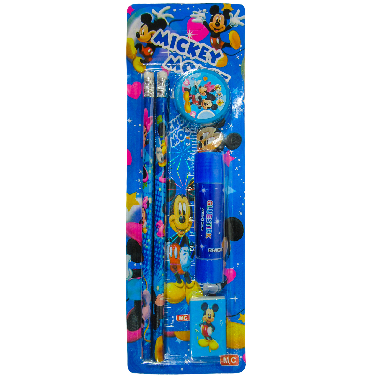ست لوازم تحریر مدل Mickey Mouse مجموعه 6 عددی