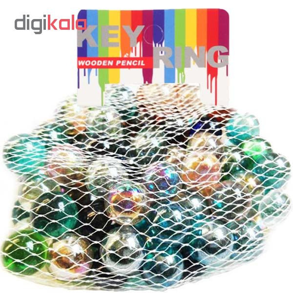 تیله مدل A25 رنگی بسته 25 عددی