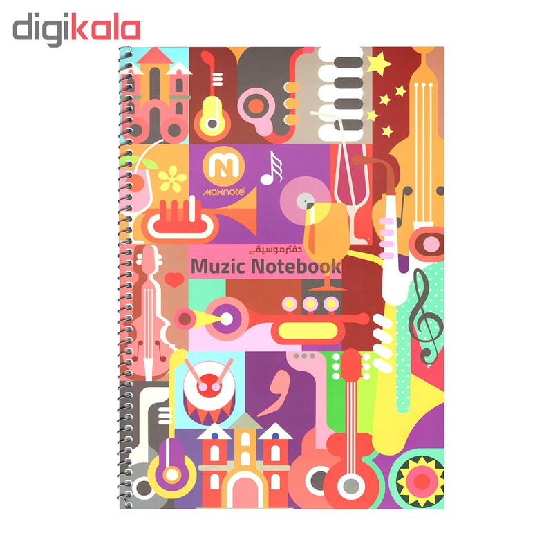 دفتر نت موسیقی 40 برگ مکث نوت مدل 3772