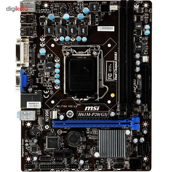 مادربرد ام اس آی مدل H61M-P20 G3
