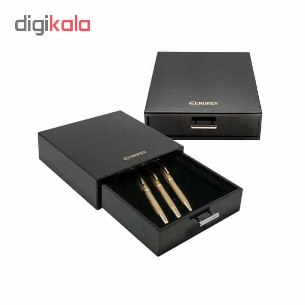 ست خودکار و روان نویس و خودنویس یوروپن مدل Point مجموعه سه عددی