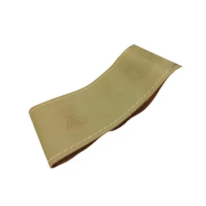 روکش فرمان چرم طبیعی طرح چند ضلعی کد 02