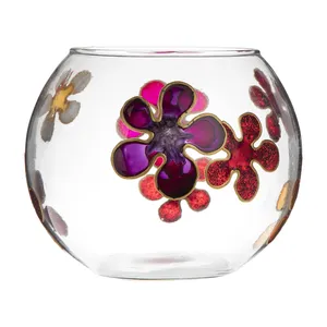 تنگ ماهی شیشه ای مدل Flower 3