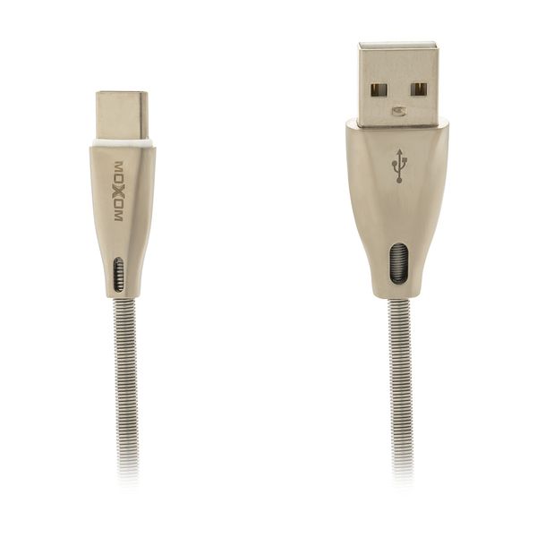 کابل تبدیل USB به Type-C موکسوم مدل CC-31 تمام فلزی طول 1 متر کابل تبدیل USB به Type-C موکسوم مدل CC-31 تمام فلزی طول 1 متر
