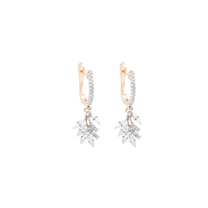 گوشواره طرح گلبرگ کد E1323