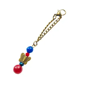 آویز ساعت طرح پروانه کد AC28