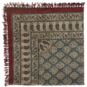 سفره قلمکار اثر عطریان طرح 20 سایز 120 × 120 سانتی متر