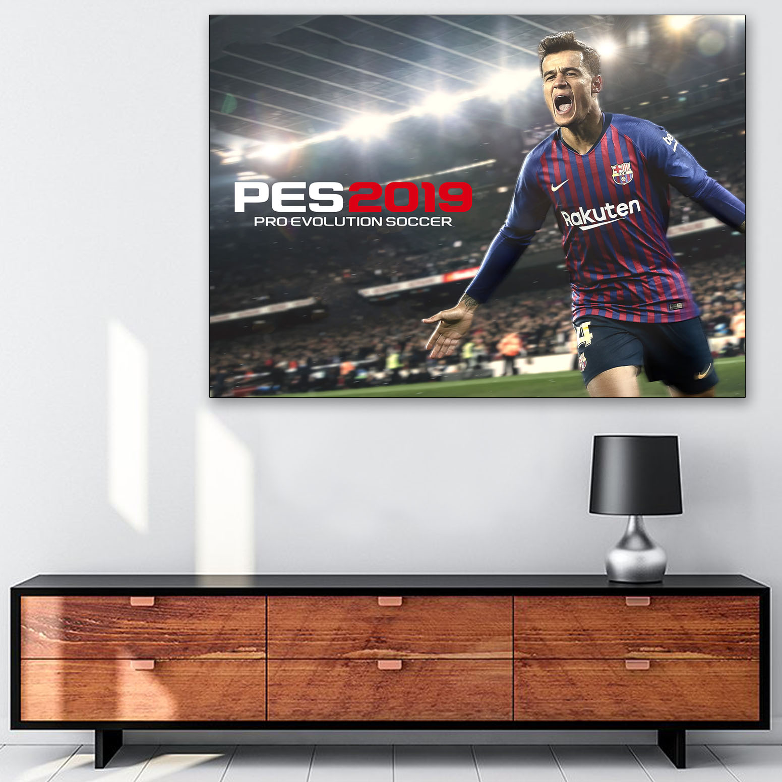 تابلو شاسی گالری استاربوی طرح بازی PES 2019 مدل بازی فوتبال 001