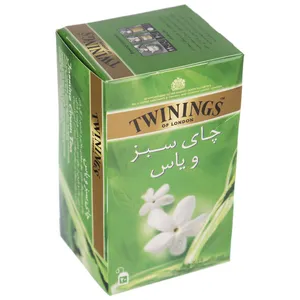 چای سبز کیسه ای توینینگز با طعم یاس بسته 20 عددی