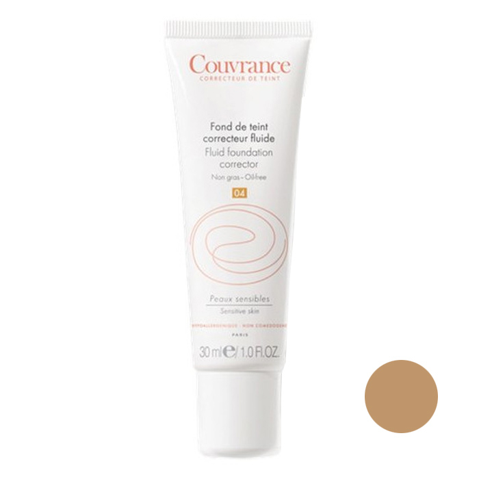 کرم پودر اون سری Courvrance مدل Honey شماره 04 حجم 30 میلی لیتر
