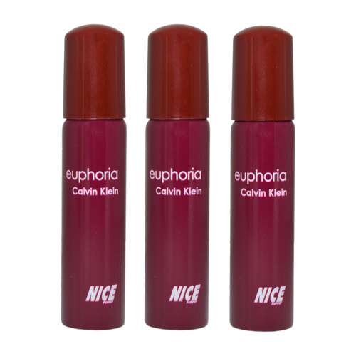 ادوکلن جیبی زنانه نایس پاپت مدل Euphoria حجم 30 میلی لیتر مجموعه 3 عددی