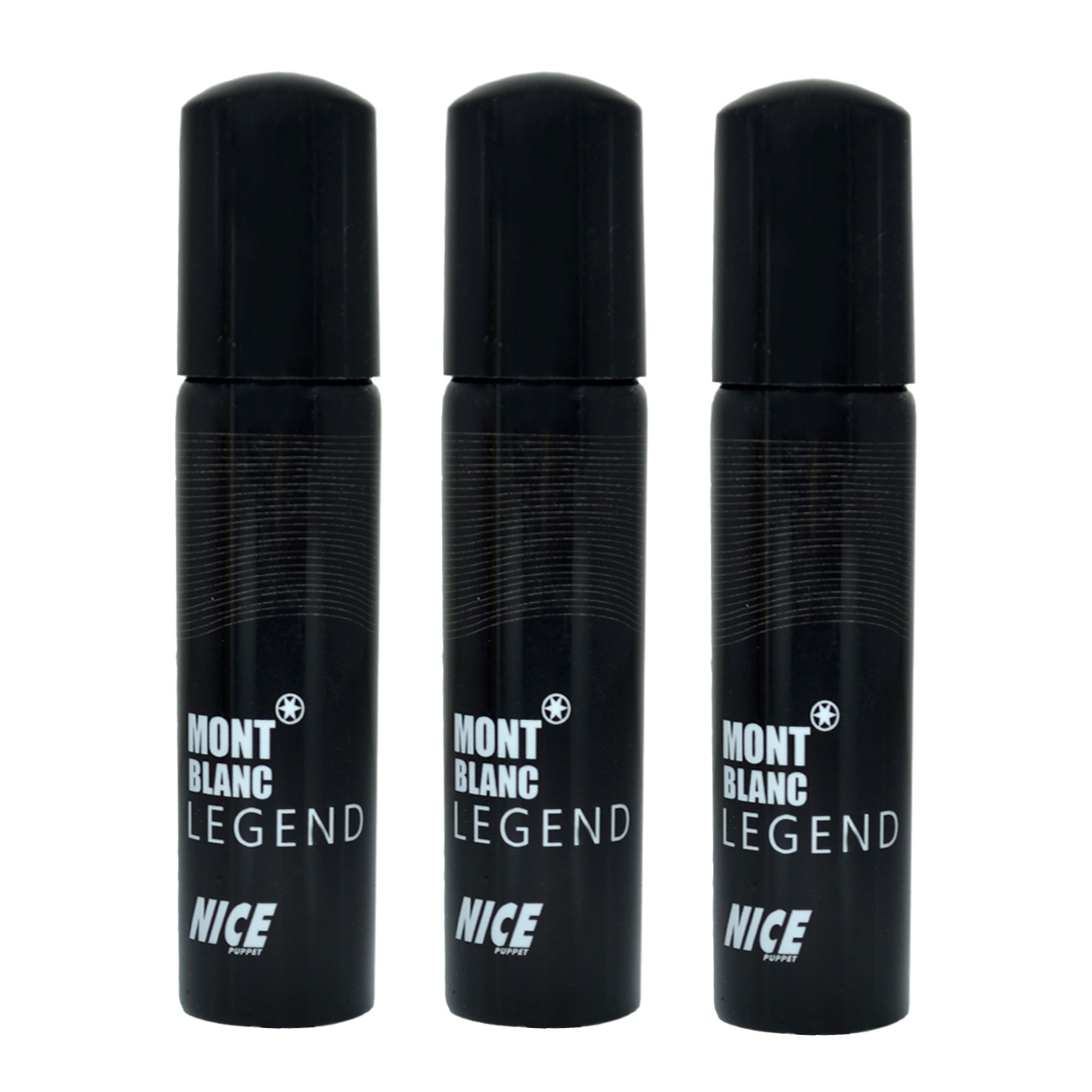 ادوکلن جیبی مردانه نایس پاپت مدل Mont blanc حجم 30 میلی لیتر مجموعه 3 عددی