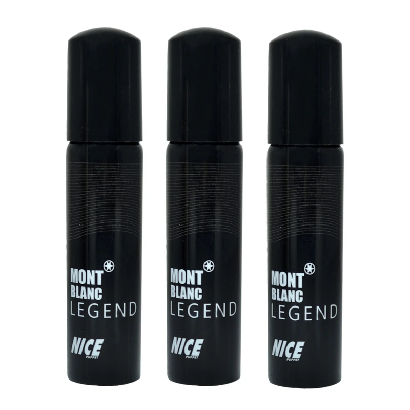 ادوکلن جیبی مردانه نایس پاپت مدل Mont blanc حجم 30 میلی لیتر مجموعه 3 عددی