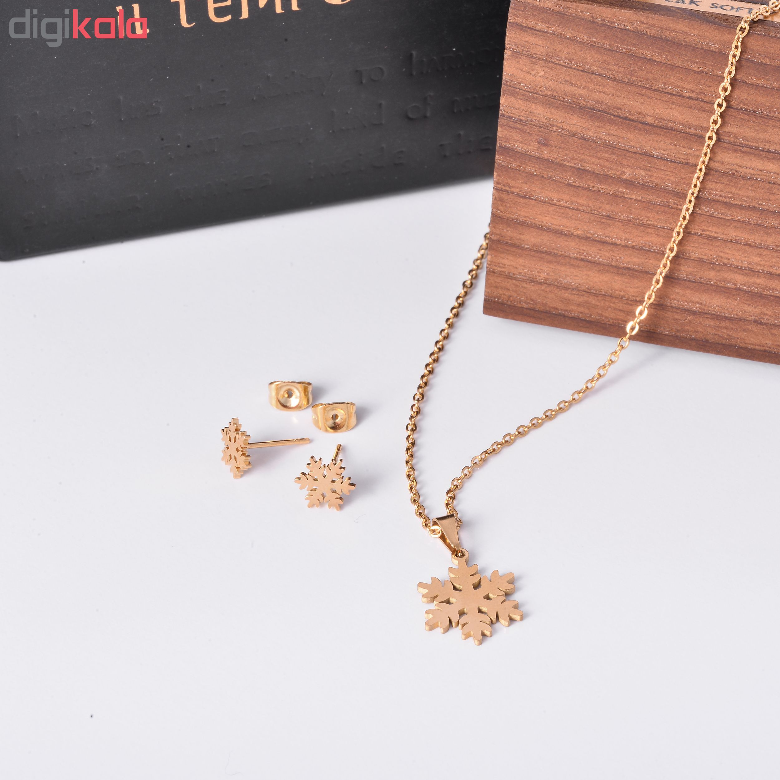 نیم ست طرح برف کد NS1089