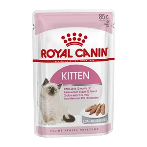 غذای پوچ گربه رویال کنین مدل Kitten Loaf Textura وزن 85 گرم