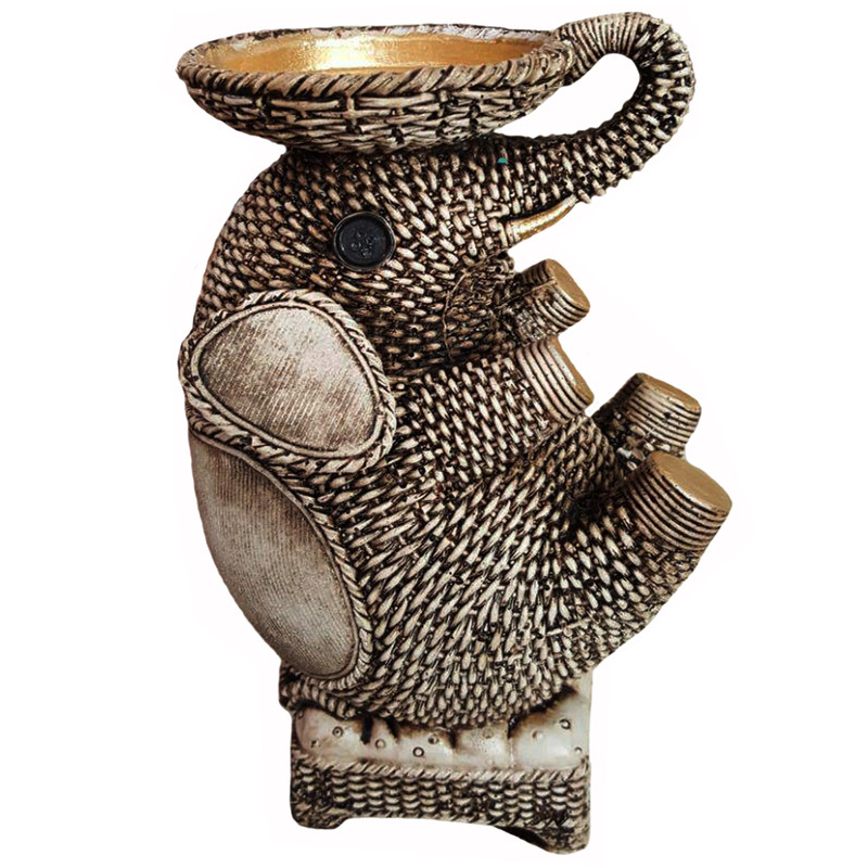 شمعدان لیلپار طرح فیل حصیری مدل DGA-2064