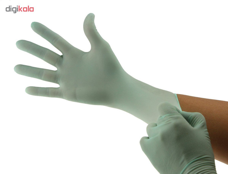 دستکش لاتکس کرنبری مدل Cyntek سایز small بسته 100 عددی