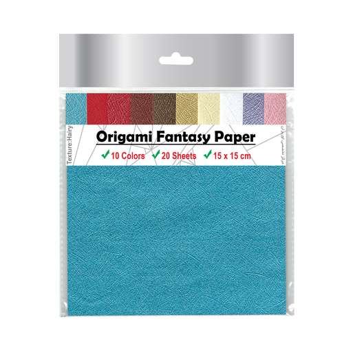 بسته کاغذ اوریگامی اوریران مدل فانتزی طرح موئی کد H15