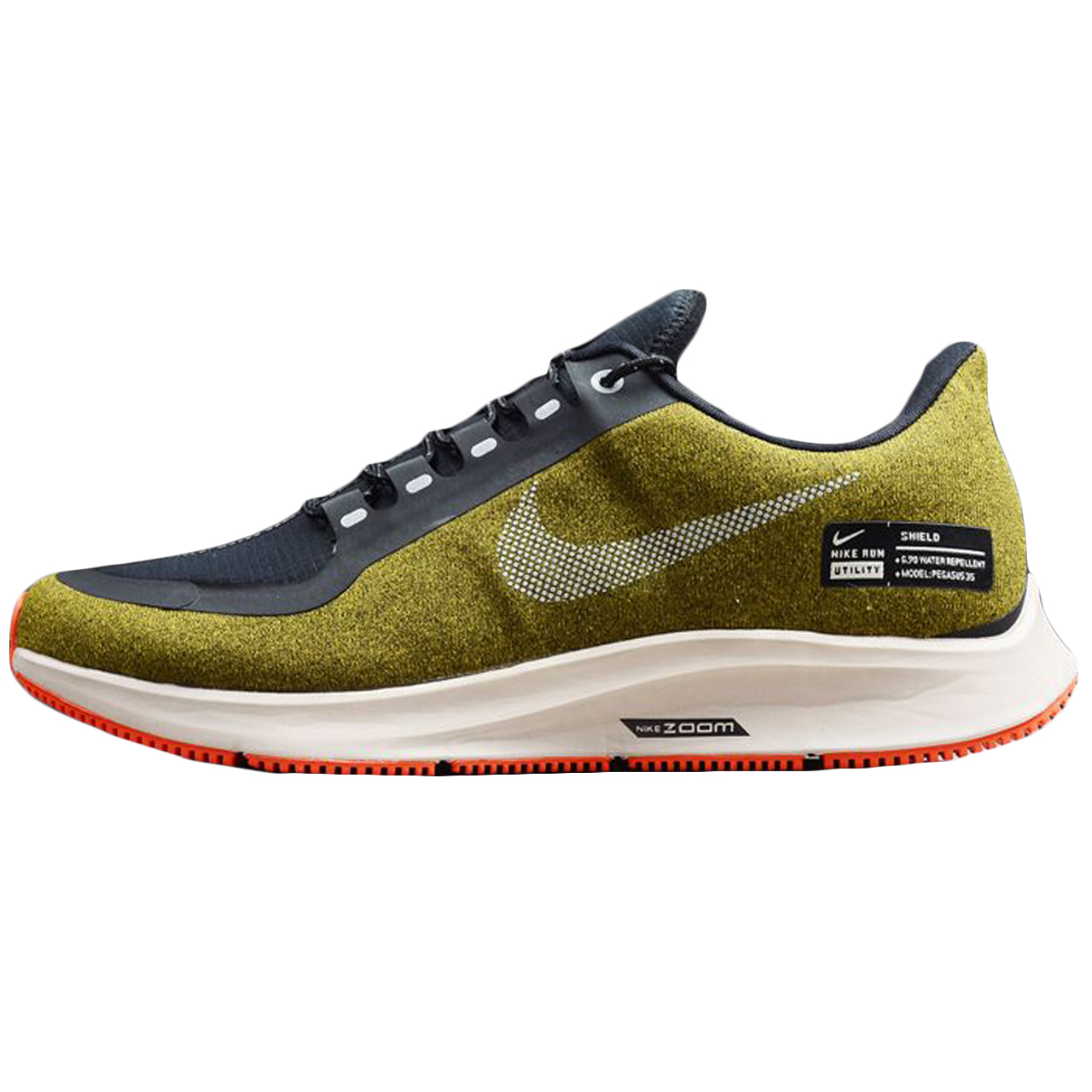 کفش ورزشی مخصوص دویدن وپیاده روی مردانه نایکی مدل Air Zoom Pegasus 35 Rn Shield Olive