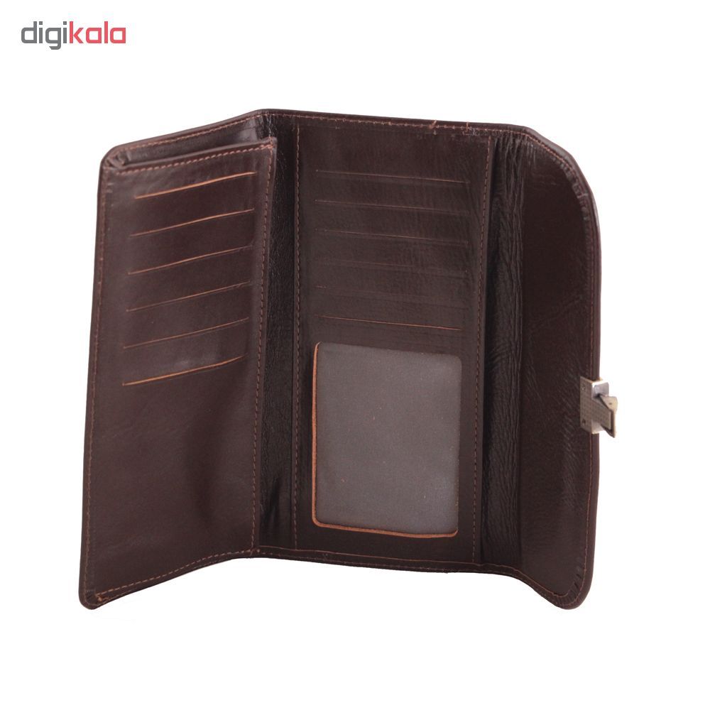 کیف پول زنانه چرم بارز مدل DM30 -  - 15