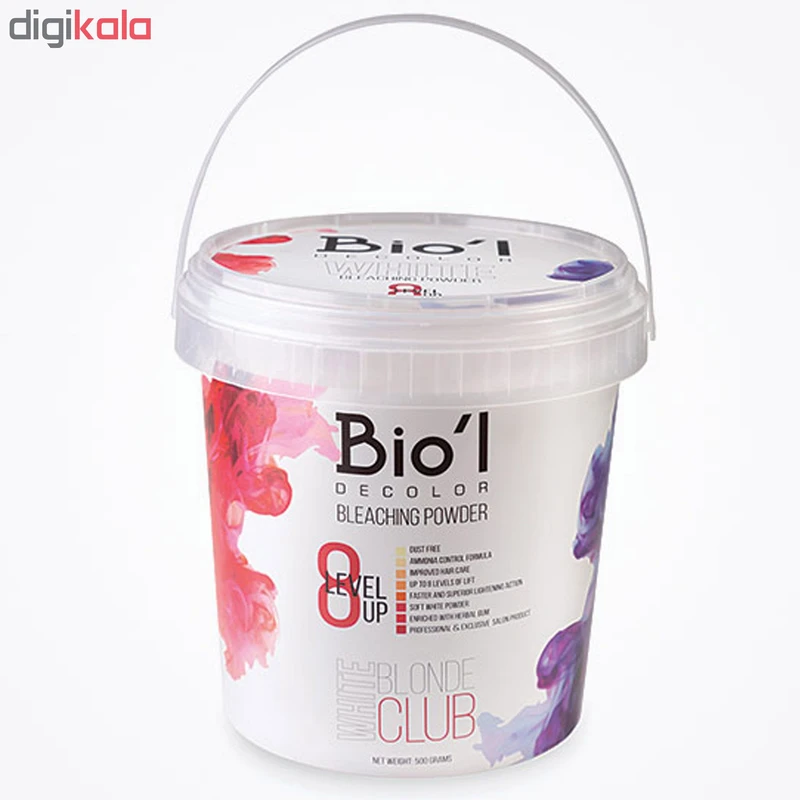 عکس شماره 2 : پودر دکلره بیول مدل blond club مقدار 500 میلی گرم