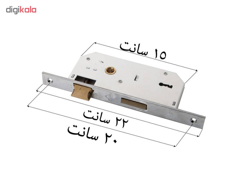 قفل درب کلیدی گروه صنعتی دلتا مدل ۰۳۲