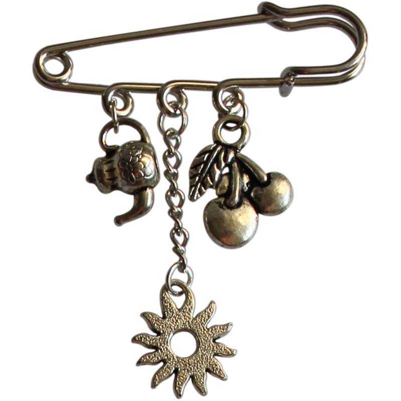 سنجاق سینه مدل سیلوی کد 2