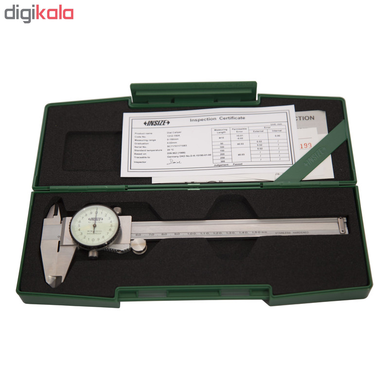 کولیس ساعتی اینسایز  کد 1312.150A گستره 150-0 میلی متر
