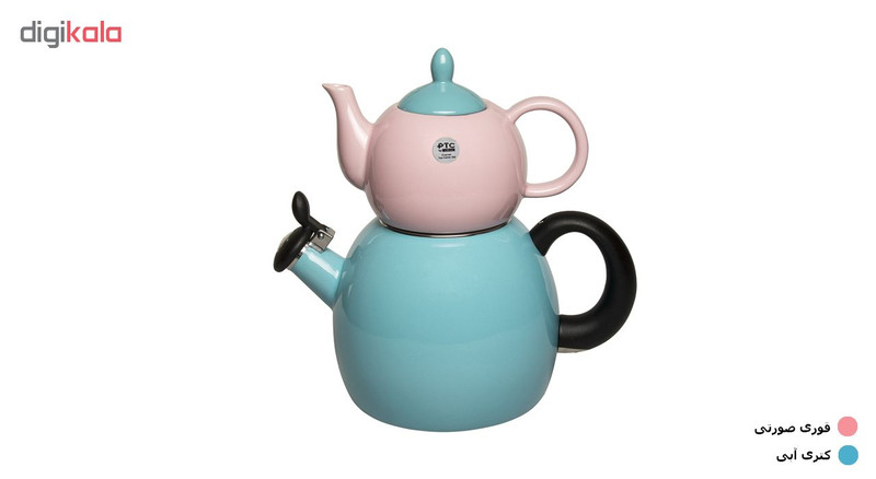ست کتری و قوری فور تی سی مدل HZ-385WH