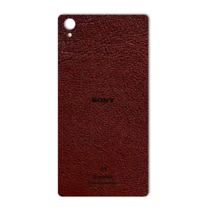 MAHOOT Natural Leather Cover Sticker for Sony Xperia Z1
