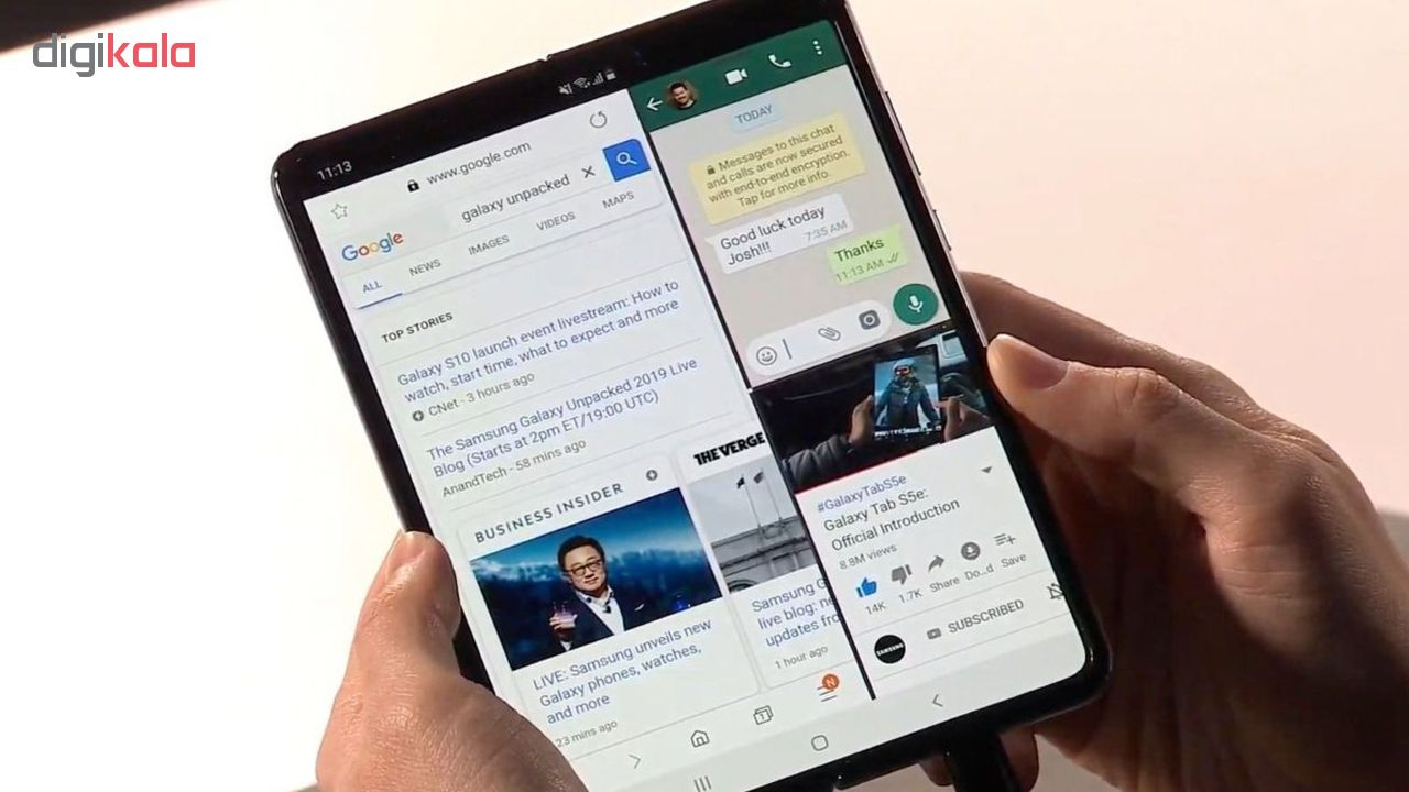 گوشی موبایل سامسونگ مدل Galaxy Fold ظرفیت 512 گیگابایت