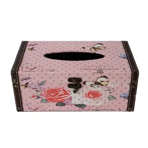 جا دستمال کاغذی طرح گل کد 01