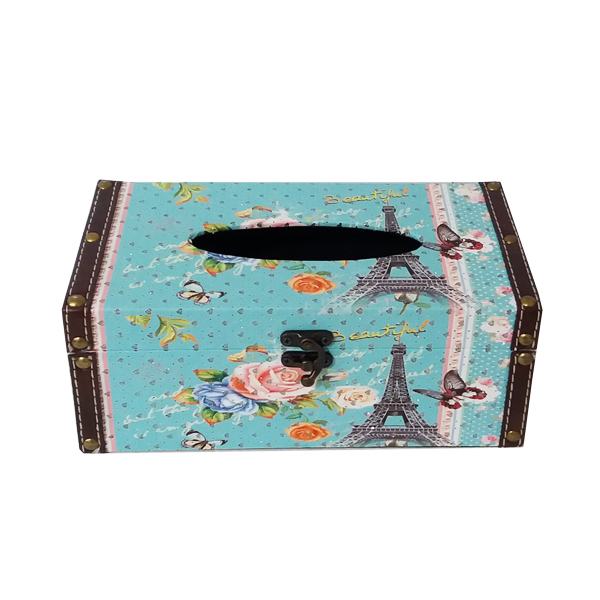 جا دستمال کاغذی طرح گل کد 03