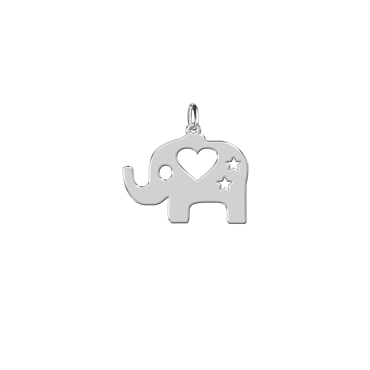 آویز گردنبند نقره زنانه ترمه 1طرح فیل کد E392