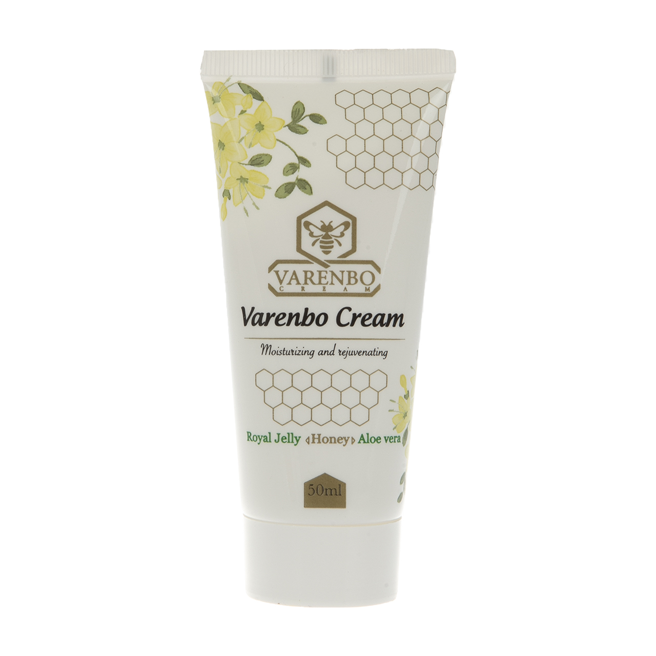 کرم مرطوب کننده و جوان کننده پوست وارنبو مدل Royal Jelly حجم 50 میلی لیتر