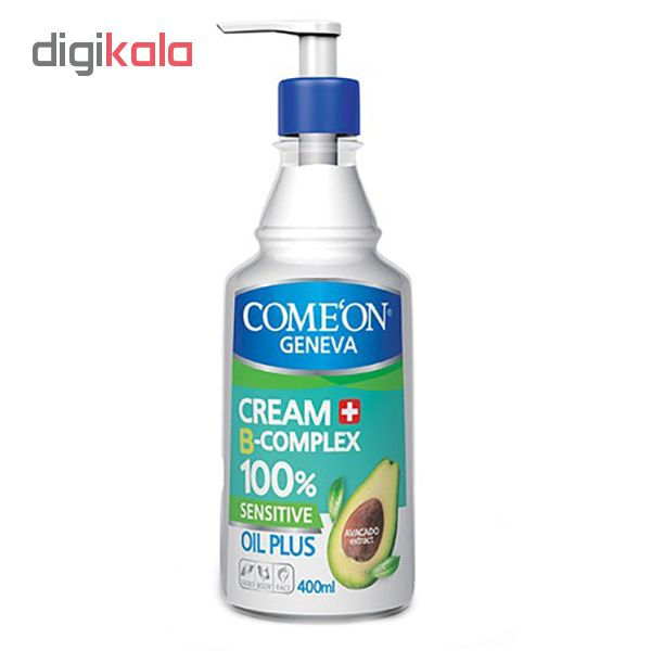 کرم مرطوب کننده کامان مدل OIL PLUS BCOMPLEX حجم 400 میلی لیتر به همراه کرم ترک پا حجم 300 میلی لیتر