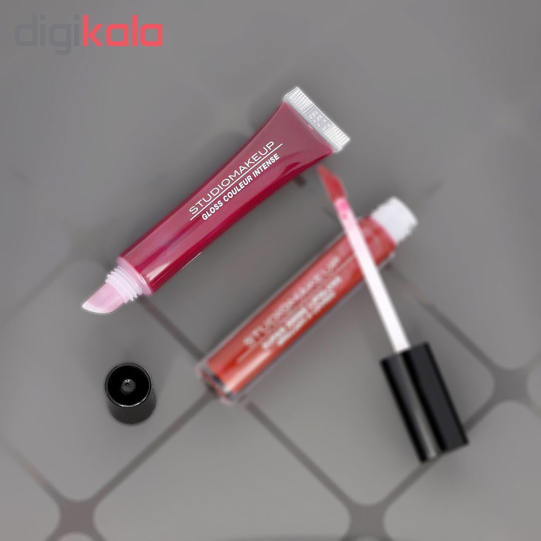 رژ لب مایع استودیو میکاپ مدل Gloss Couleur Intense شماره 08 -  - 4