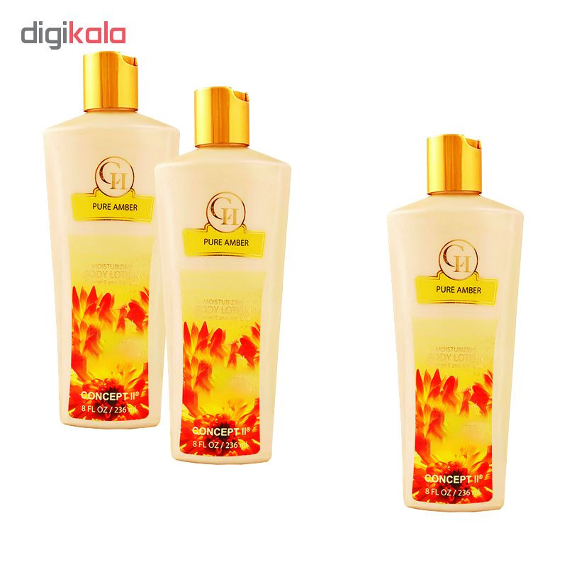 لوسیون بدن کاسپت تو مدل PURE AMBER حجم 236 میلی لیتر مجموعه 3 عددی لوسیون بدن کاسپت تو مدل PURE AMBER حجم 236 میلی لیتر مجموعه 3 عددی