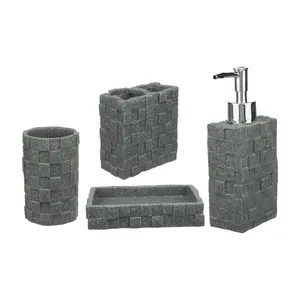 ست سرویس بهداشتی 4 تکه مدل Fashion Home Bricks