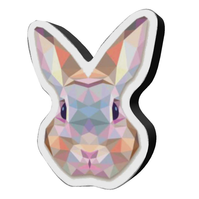 استیکر تزئینی موبایل طرح خرگوش کد 19